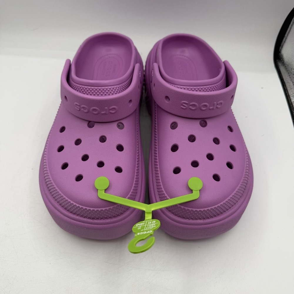Crocs Stomp Clogs Womens 11 Mens 9 Lilac Purple Slip On Shoes Chunky Sandals NEW - Picture 4 of 8